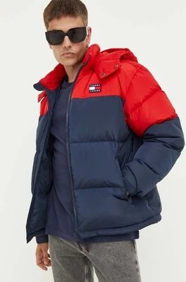 Zdjęcie produktu Tommy Jeans kurtka puchowa męska kolor granatowy zimowa
