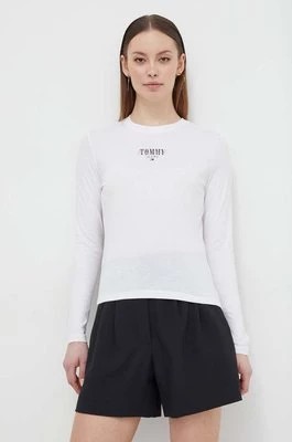 Zdjęcie produktu Tommy Jeans longsleeve damski kolor biały DW0DW17840