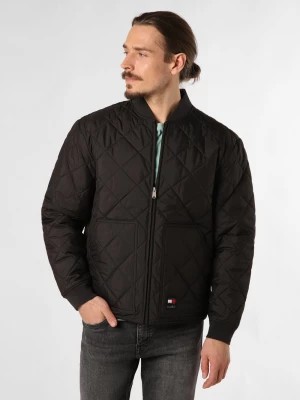 Zdjęcie produktu Tommy Jeans Pikowana kurtka męska Mężczyźni Sztuczne włókno czarny jednolity,
