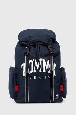 Zdjęcie produktu Tommy Jeans plecak męski kolor granatowy duży z nadrukiem AM0AM12130
