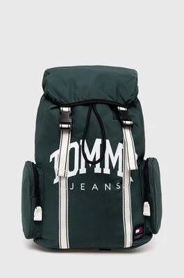 Zdjęcie produktu Tommy Jeans plecak męski kolor zielony duży z nadrukiem AM0AM12130