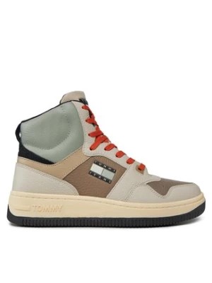 Zdjęcie produktu Tommy Jeans Sneakersy Tjm Basket Mid Leather EM0EM01258 Beżowy