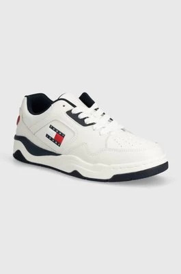 Zdjęcie produktu Tommy Jeans sneakersy TJM LOGO EXECUTION BASKET kolor biały EM0EM01379