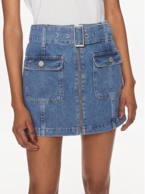 Zdjęcie produktu Tommy Jeans Spódnica jeansowa DW0DW17668 Niebieski Regular Fit