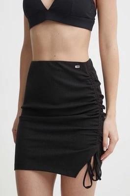 Zdjęcie produktu Tommy Jeans spódnica kolor czarny mini ołówkowa DW0DW17962