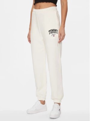Zdjęcie produktu Tommy Jeans Spodnie dresowe New Varisty DW0DW16379 Biały Relaxed Fit