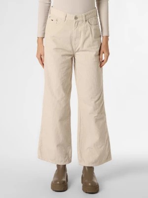 Zdjęcie produktu Tommy Jeans Spodnie Kobiety Bawełna beżowy|szary jednolity,