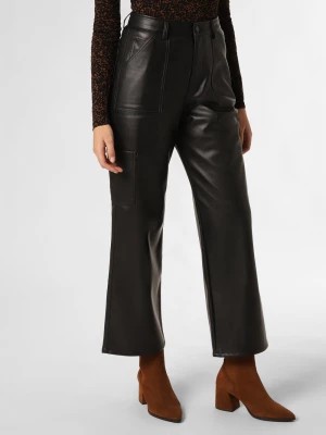 Zdjęcie produktu Tommy Jeans Spodnie Kobiety Sztuczna skóra czarny jednolity,