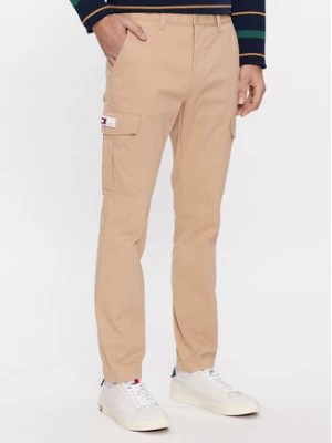 Zdjęcie produktu Tommy Jeans Spodnie materiałowe Austin DM0DM18341 Beżowy Slim Fit