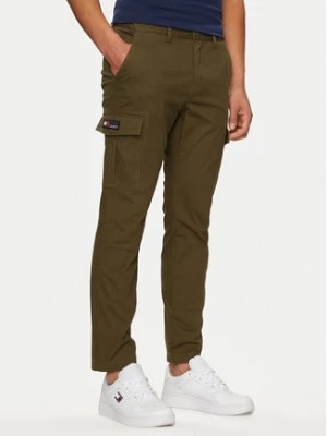 Zdjęcie produktu Tommy Jeans Spodnie materiałowe Austin DM0DM18940 Zielony Slim Fit