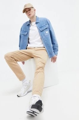 Zdjęcie produktu Tommy Jeans spodnie męskie kolor beżowy proste DM0DM18339