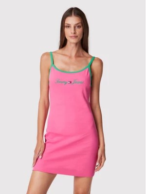 Zdjęcie produktu Tommy Jeans Sukienka codzienna DW0DW14471 Różowy Slim Fit