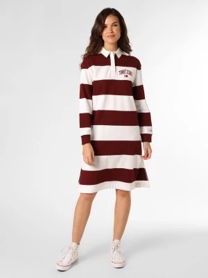 Zdjęcie produktu Tommy Jeans Sukienka damska Kobiety Bawełna czerwony|biały w paski,