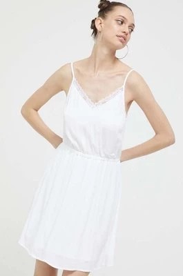 Zdjęcie produktu Tommy Jeans sukienka kolor biały mini rozkloszowana