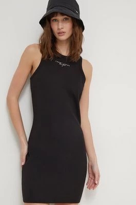 Zdjęcie produktu Tommy Jeans sukienka kolor czarny mini dopasowana DW0DW17934
