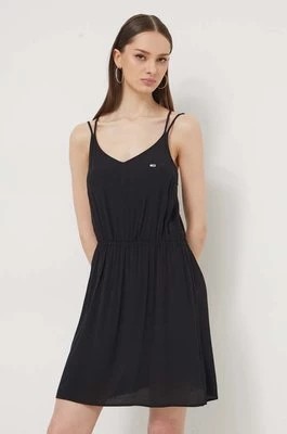 Zdjęcie produktu Tommy Jeans sukienka kolor czarny mini prosta DW0DW17936