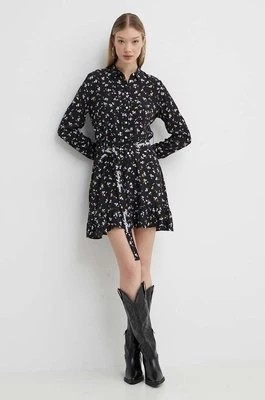 Zdjęcie produktu Tommy Jeans sukienka kolor czarny mini rozkloszowana DW0DW17946