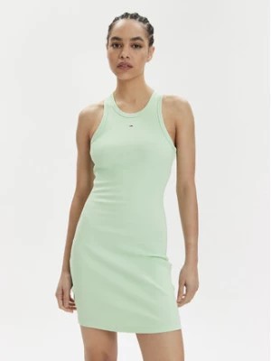 Zdjęcie produktu Tommy Jeans Sukienka letnia Essential DW0DW17406 Zielony Slim Fit