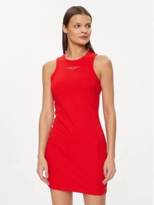 Zdjęcie produktu Tommy Jeans Sukienka letnia Lala DW0DW17934 Czerwony Slim Fit