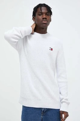 Zdjęcie produktu Tommy Jeans sweter bawełniany kolor szary