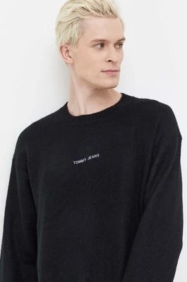Zdjęcie produktu Tommy Jeans sweter męski kolor czarny DM0DM18360