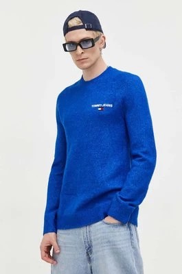 Zdjęcie produktu Tommy Jeans sweter męski kolor niebieski