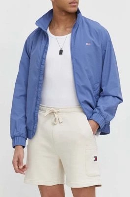 Zdjęcie produktu Tommy Jeans szorty bawełniane kolor beżowy DM0DM18479