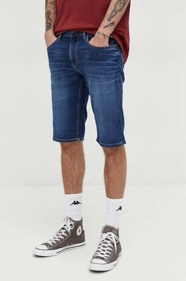 Zdjęcie produktu Tommy Jeans szorty jeansowe męskie kolor granatowy