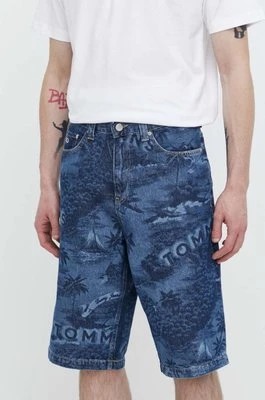 Zdjęcie produktu Tommy Jeans szorty jeansowe męskie kolor granatowy DM0DM18787