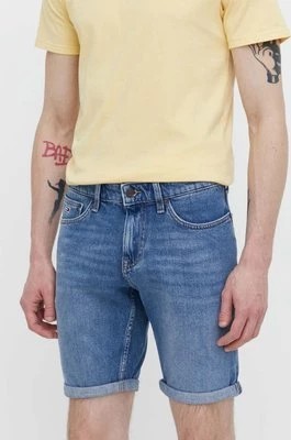 Zdjęcie produktu Tommy Jeans szorty jeansowe męskie kolor niebieski DM0DM18797