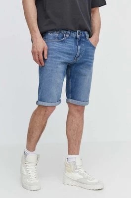 Zdjęcie produktu Tommy Jeans szorty jeansowe męskie kolor niebieski DM0DM18792