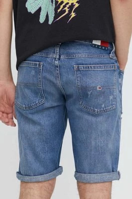 Zdjęcie produktu Tommy Jeans szorty jeansowe męskie kolor niebieski DM0DM18794