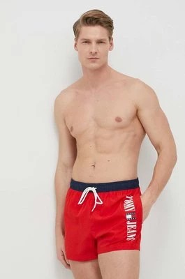 Zdjęcie produktu Tommy Jeans szorty kąpielowe kolor czerwony
