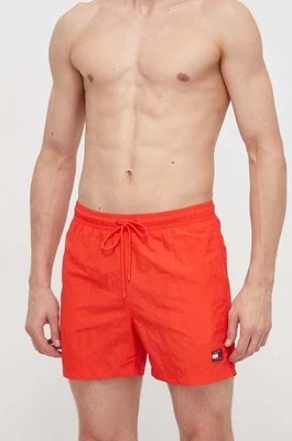 Zdjęcie produktu Tommy Jeans szorty kąpielowe kolor czerwony UM0UM03148