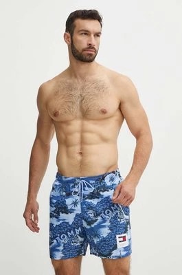 Zdjęcie produktu Tommy Jeans szorty kąpielowe kolor niebieski UM0UM03150