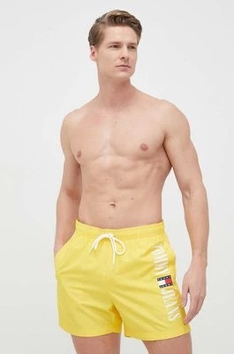 Zdjęcie produktu Tommy Jeans szorty kąpielowe kolor żółty