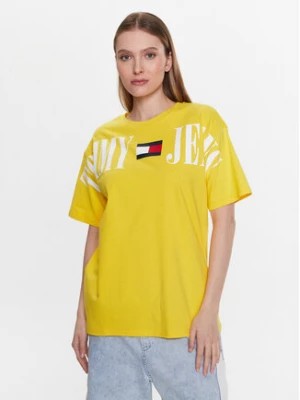 Zdjęcie produktu Tommy Jeans T-Shirt Archive DW0DW15459 Żółty Oversize