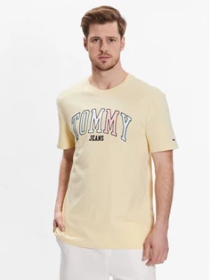 Zdjęcie produktu Tommy Jeans T-Shirt College Pop DM0DM16401 Żółty Regular Fit