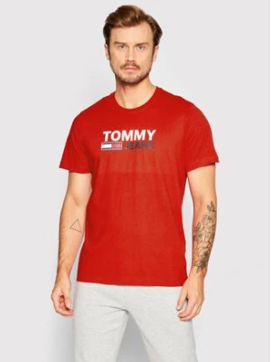 Zdjęcie produktu Tommy Jeans T-Shirt Corp Logo DM0DM15379 Czerwony Regular Fit