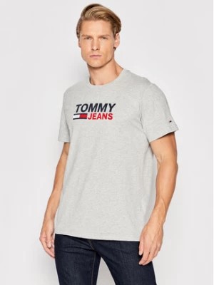 Zdjęcie produktu Tommy Jeans T-Shirt Corp Logo DM0DM15379 Szary Regular Fit