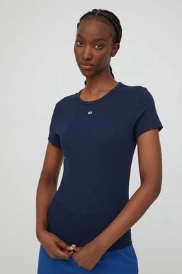 Zdjęcie produktu Tommy Jeans t-shirt damski kolor granatowy DW0DW17383