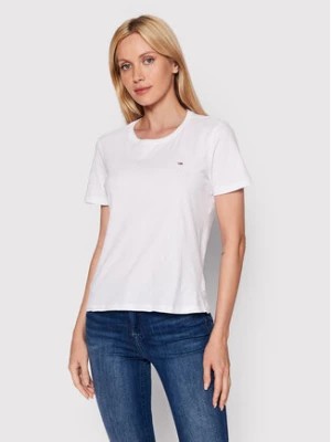 Zdjęcie produktu Tommy Jeans T-Shirt DW0DW14616 Biały Regular Fit