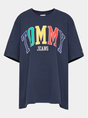 Zdjęcie produktu Tommy Jeans T-Shirt DW0DW15694 Granatowy Relaxed Fit