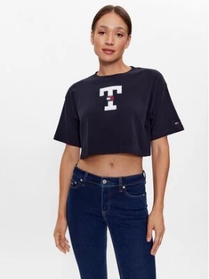 Zdjęcie produktu Tommy Jeans T-Shirt DW0DW16167 Granatowy Oversize