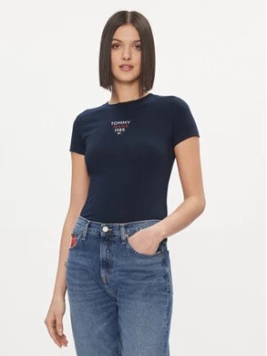 Zdjęcie produktu Tommy Jeans T-Shirt Essential DW0DW17357 Granatowy Slim Fit