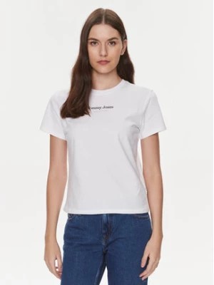 Zdjęcie produktu Tommy Jeans T-Shirt Essential DW0DW17359 Biały Regular Fit