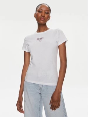 Zdjęcie produktu Tommy Jeans T-Shirt Essential DW0DW17839 Biały Slim Fit