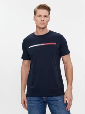 Zdjęcie produktu Tommy Jeans T-Shirt Essential Flag DM0DM13509 Granatowy Regular Fit