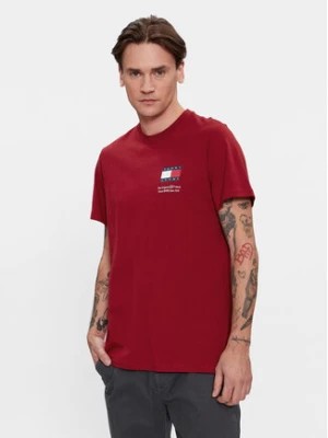 Zdjęcie produktu Tommy Jeans T-Shirt Essential Flag DM0DM18263 Czerwony Slim Fit