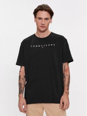 Zdjęcie produktu Tommy Jeans T-Shirt Linear Logo DM0DM17993 Czarny Regular Fit